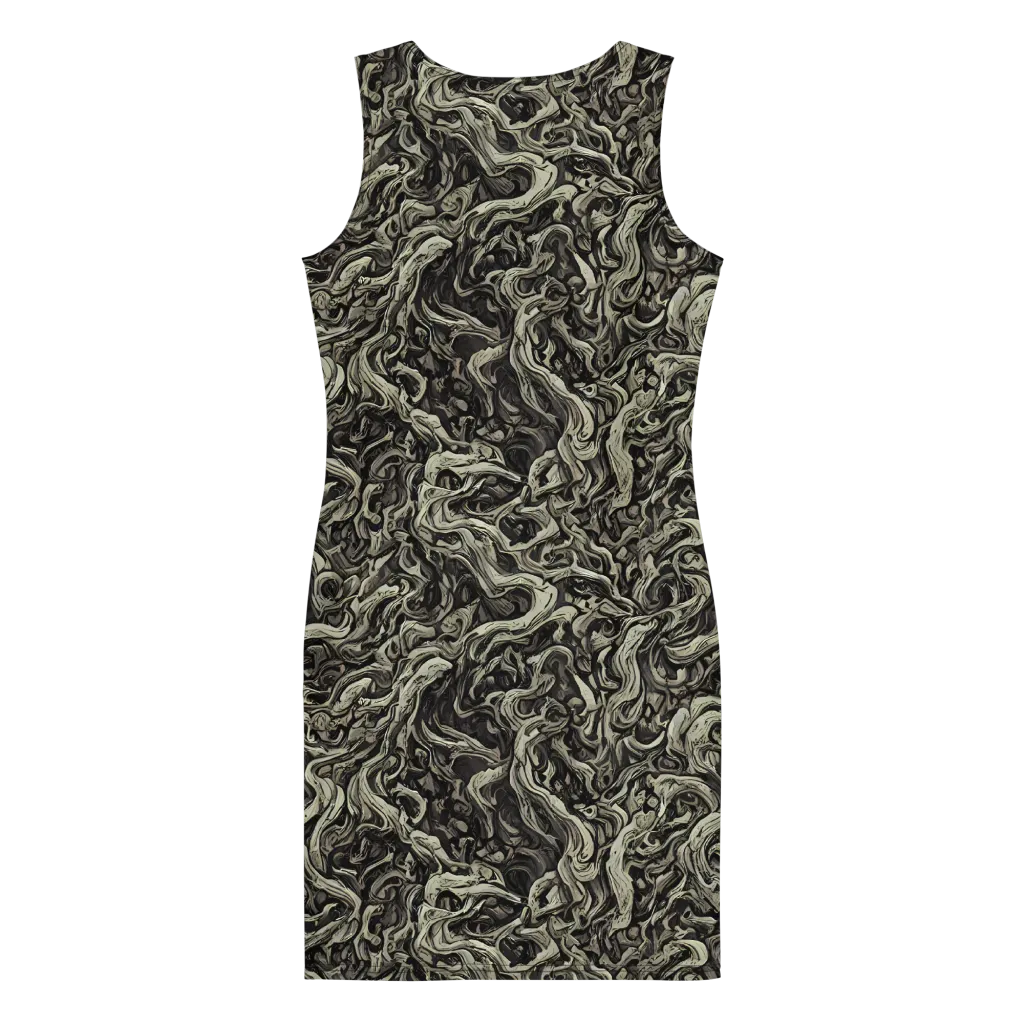 Bone Tide on Bodycon Dress — Back