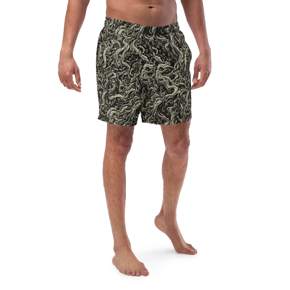 Bone Tide on Swim Trunks — Front