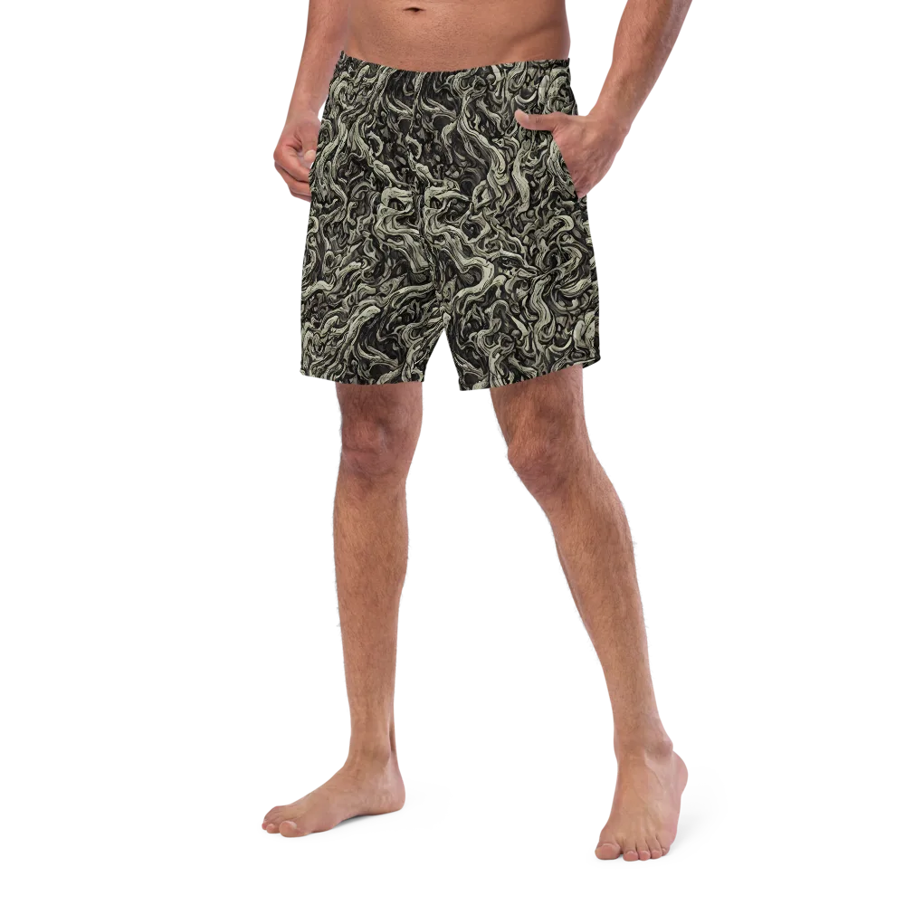 Bone Tide on Swim Trunks — Left Front