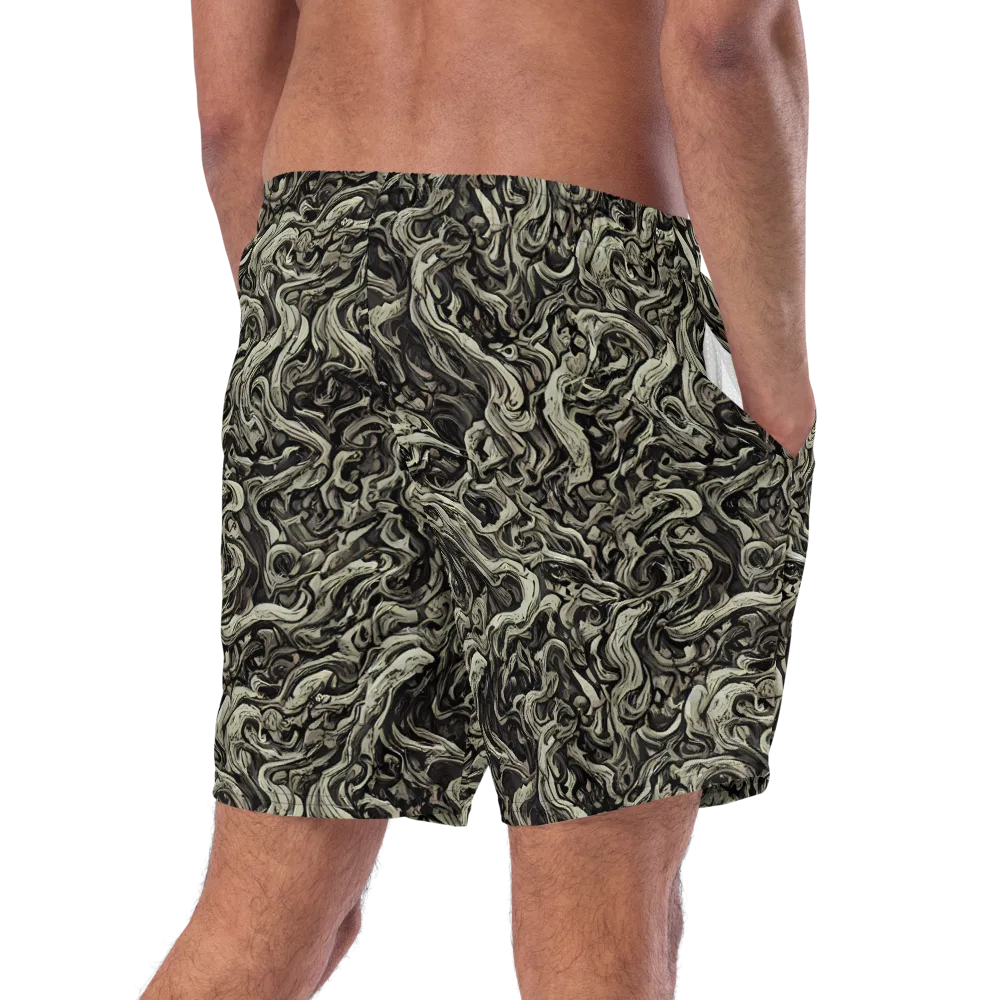 Bone Tide on Swim Trunks — Right Back