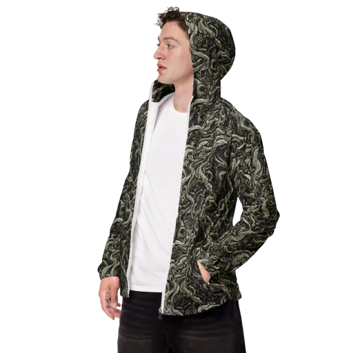 Bone Tide on a Men's Windbreaker