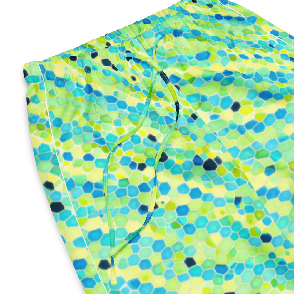 Aqua Mosaic on Women's Pajama Pants — Product details