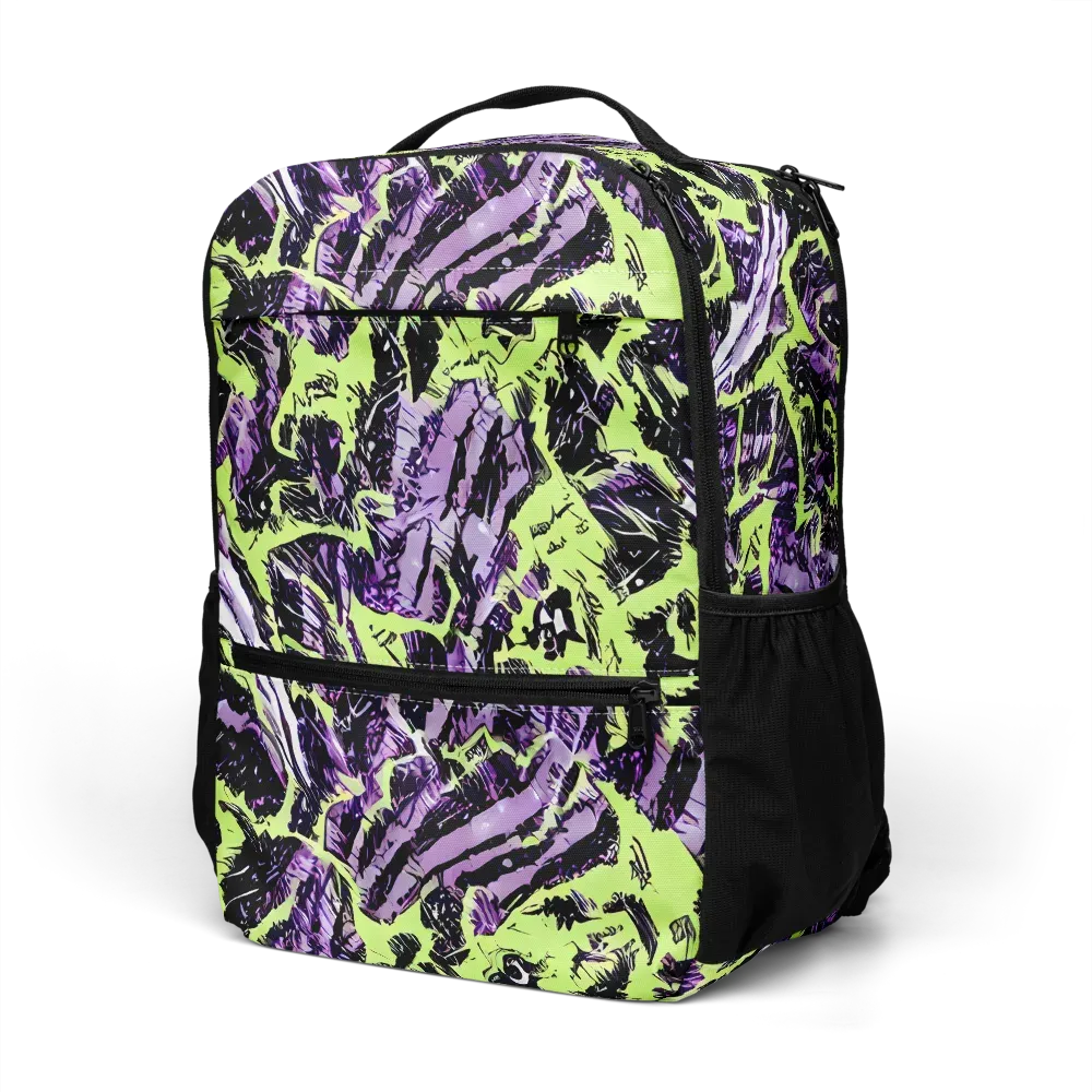 Acid Violet on Utility Backpack — Left Front