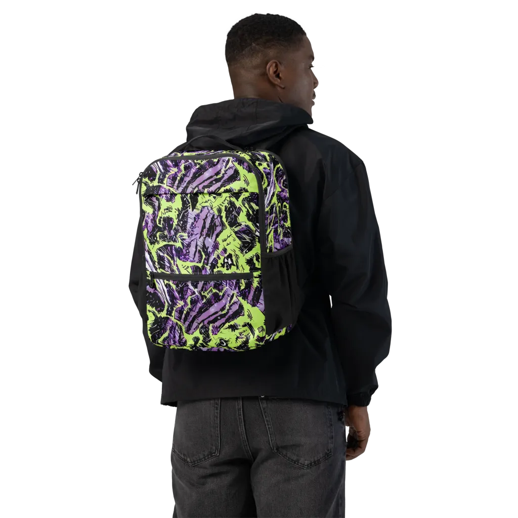 Acid Violet on Utility Backpack — Back