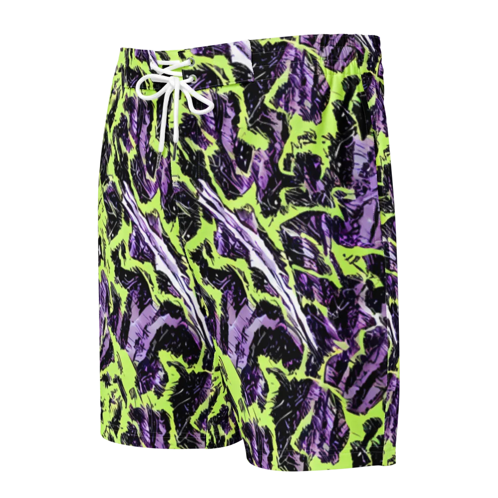 Acid Violet on Men's Board Shorts — Front