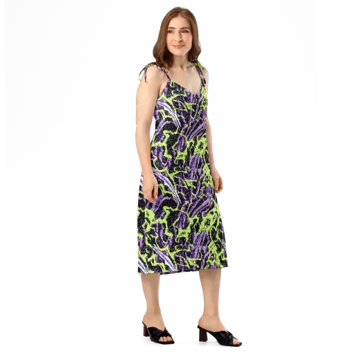 Acid Violet on a Slip Dress