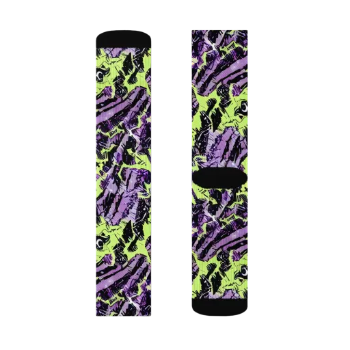 Acid Violet on a Socks