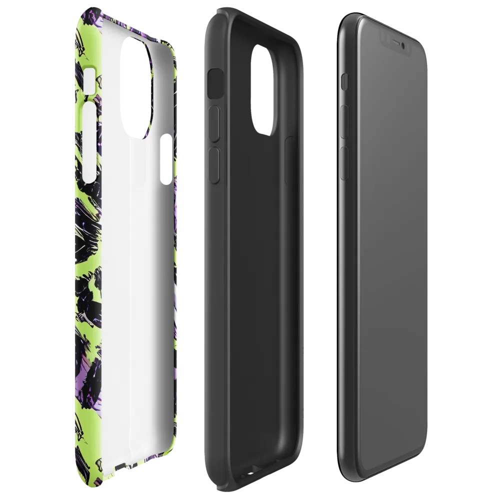 Acid Violet on Tough Case for iPhone® — Right