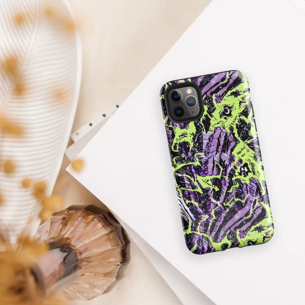 Acid Violet on Tough Case for iPhone® — Front