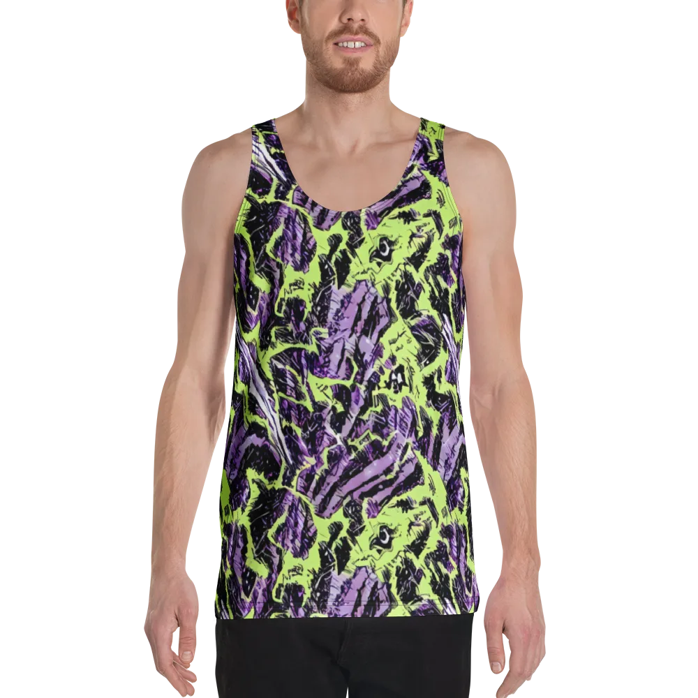 Acid Violet on Men's Tank Top — Front
