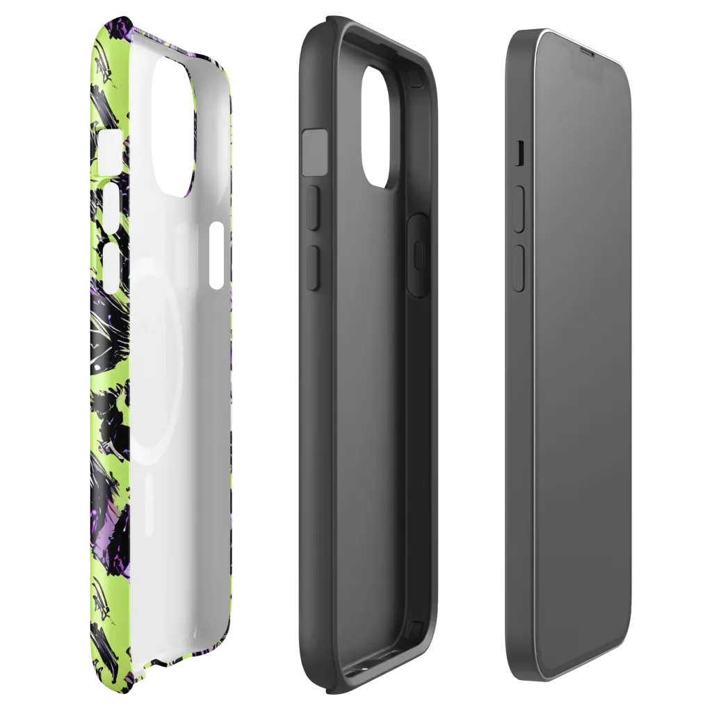 Acid Violet on MagSafe Tough Case for iPhone® — Front