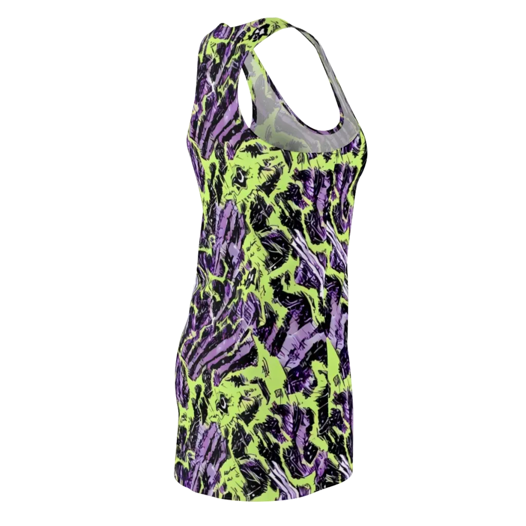 Acid Violet on Racerback Dress — Back Side