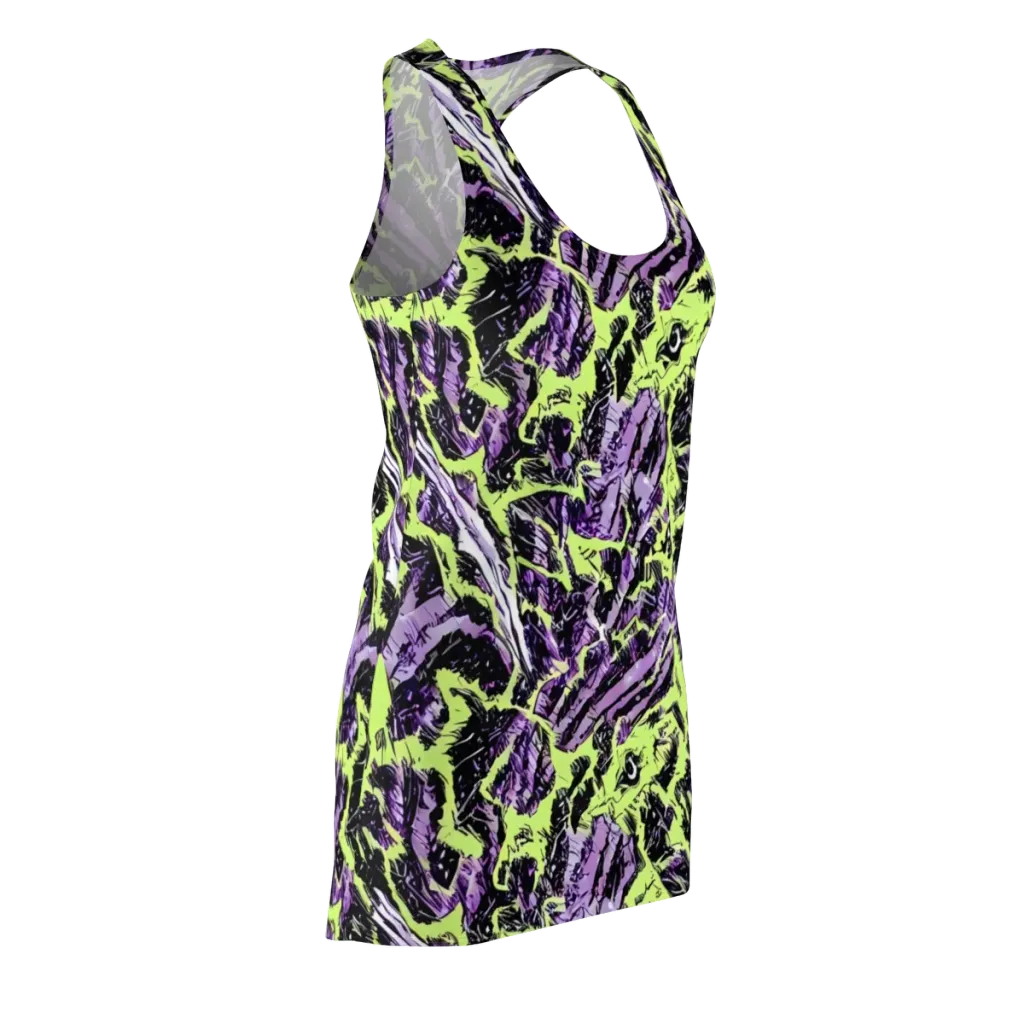 Acid Violet on Racerback Dress — Front Side
