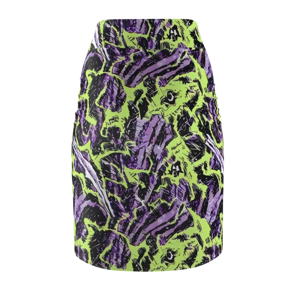 Acid Violet on Pencil Skirt — Back