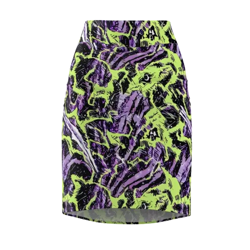 Acid Violet on a Pencil Skirt