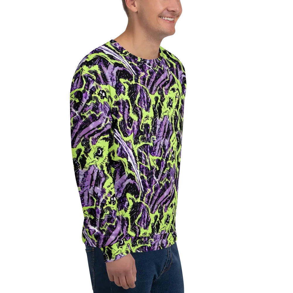 Acid Violet on Sweatshirt — Right Front
