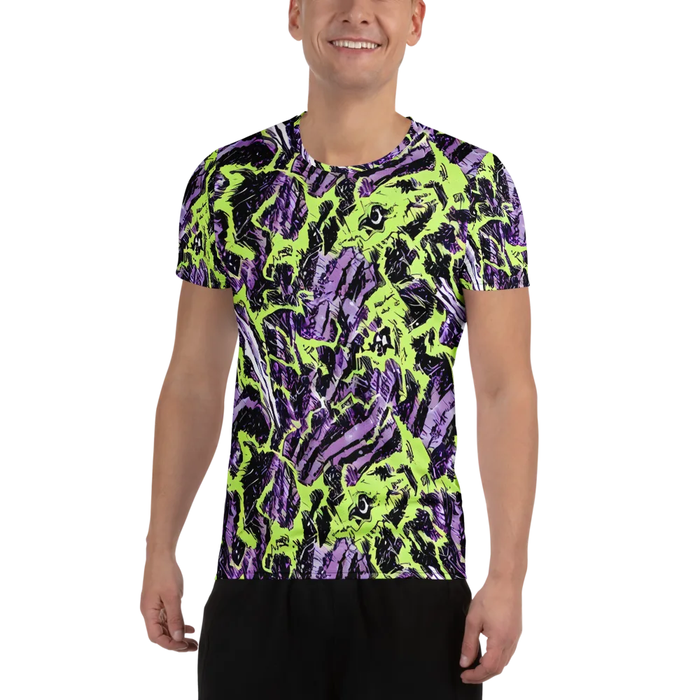 Acid Violet on Men's Athletic T-Shirt — Front