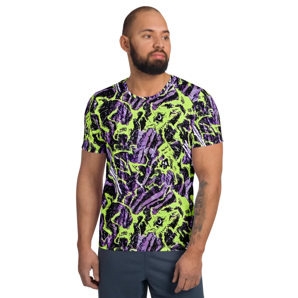 Acid Violet on Men's Athletic T-Shirt — Front