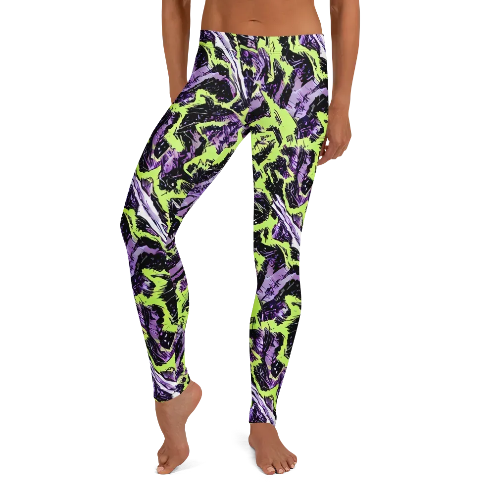 Acid Violet on Leggings — Front