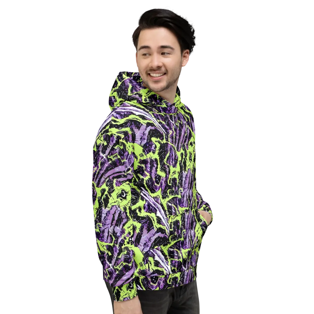 Acid Violet on Hoodie — Right