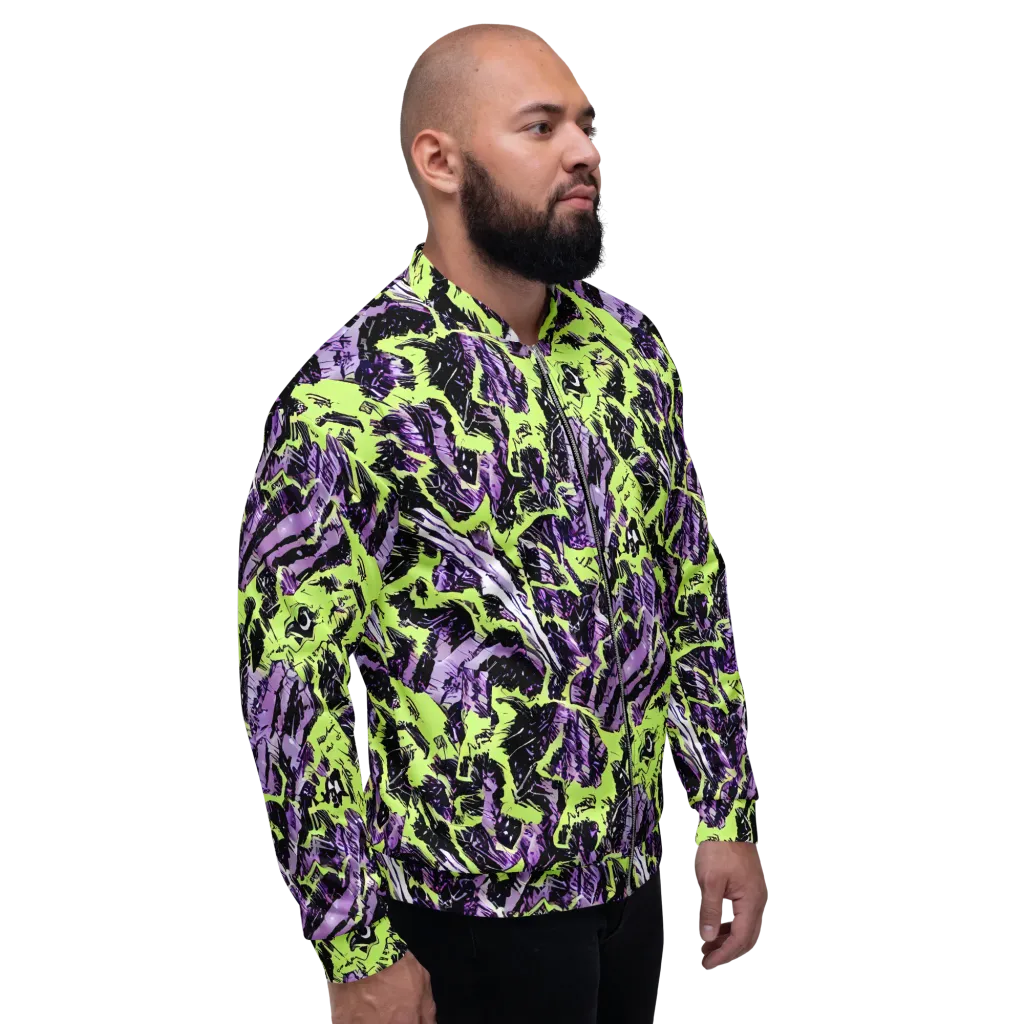 Acid Violet on Bomber Jacket — Right
