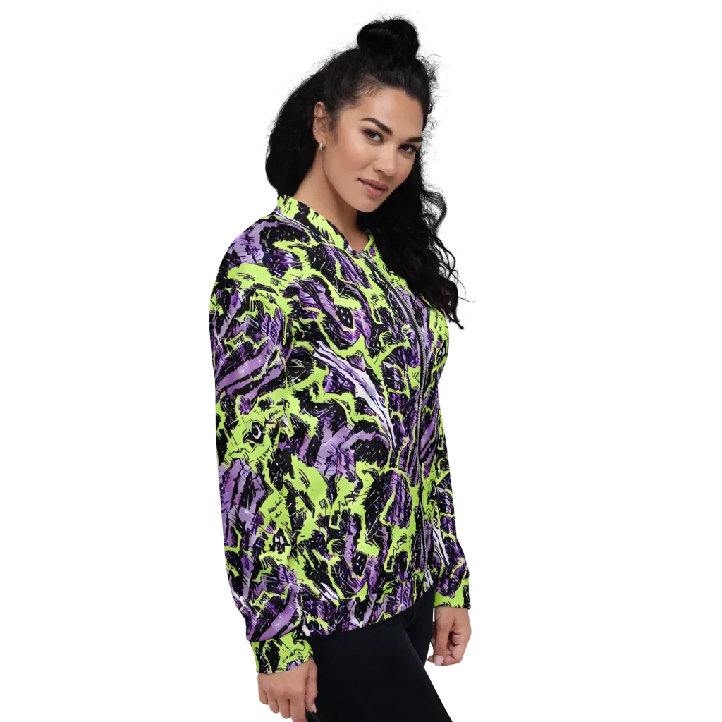 Acid Violet on Bomber Jacket — Right