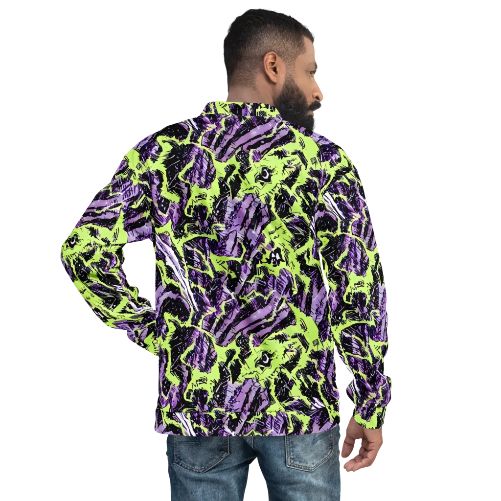 Acid Violet on Bomber Jacket — Back