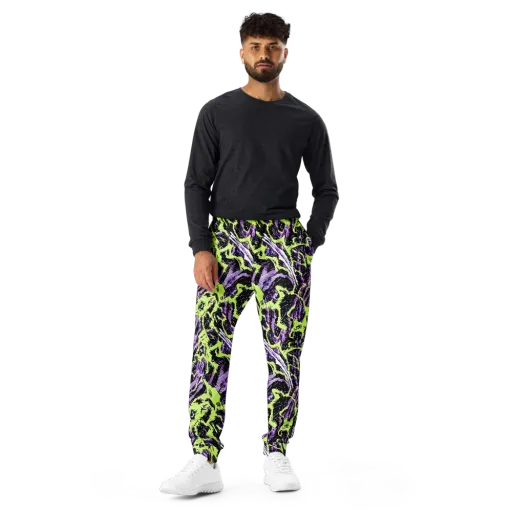 Acid Violet on a Men's Joggers