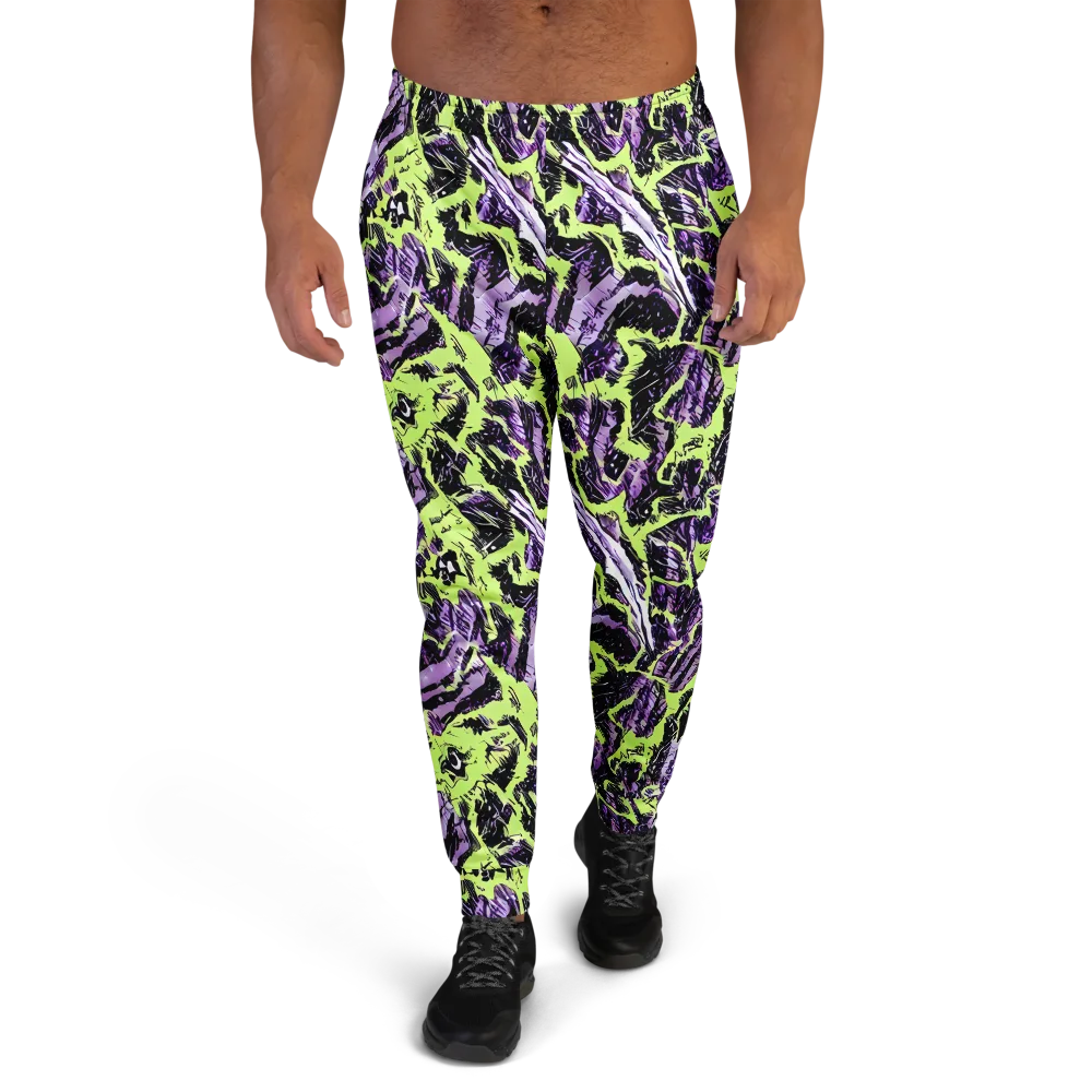 Acid Violet on Men's Joggers — Front