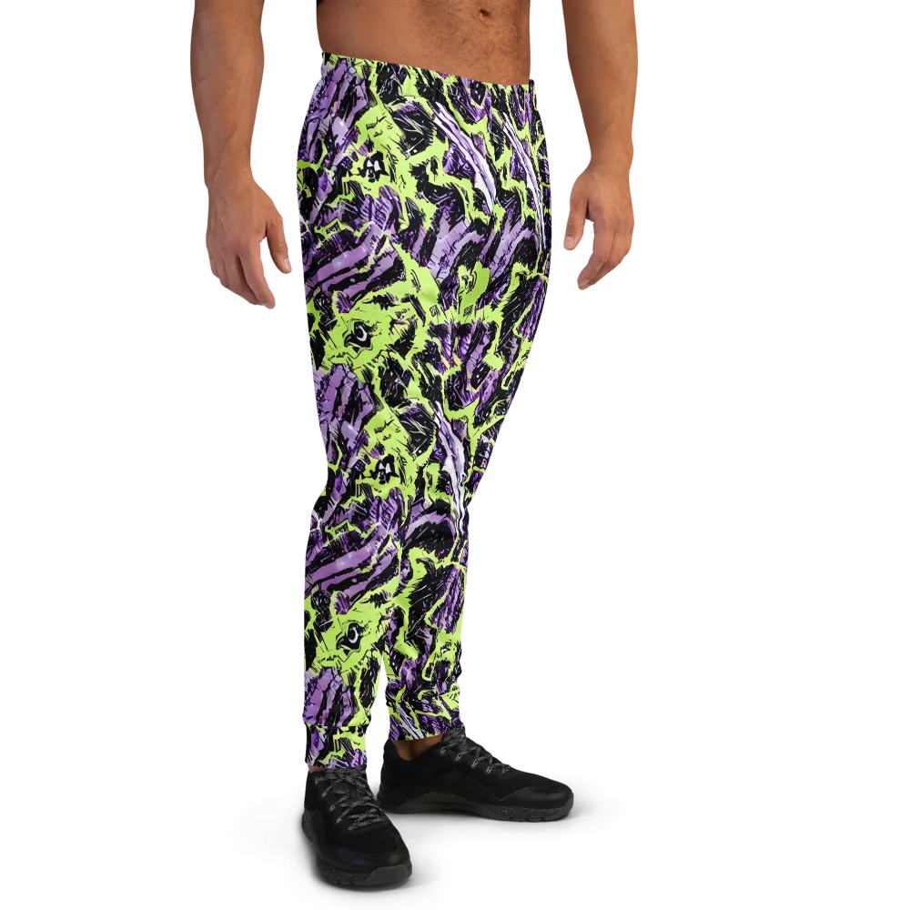 Acid Violet on Men's Joggers — Right