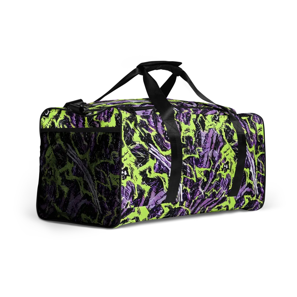 Acid Violet on Duffle Bag — Right Front