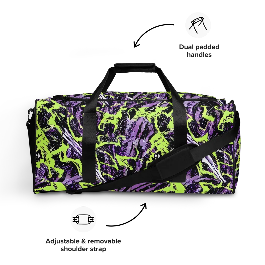 Acid Violet on Duffle Bag — Front