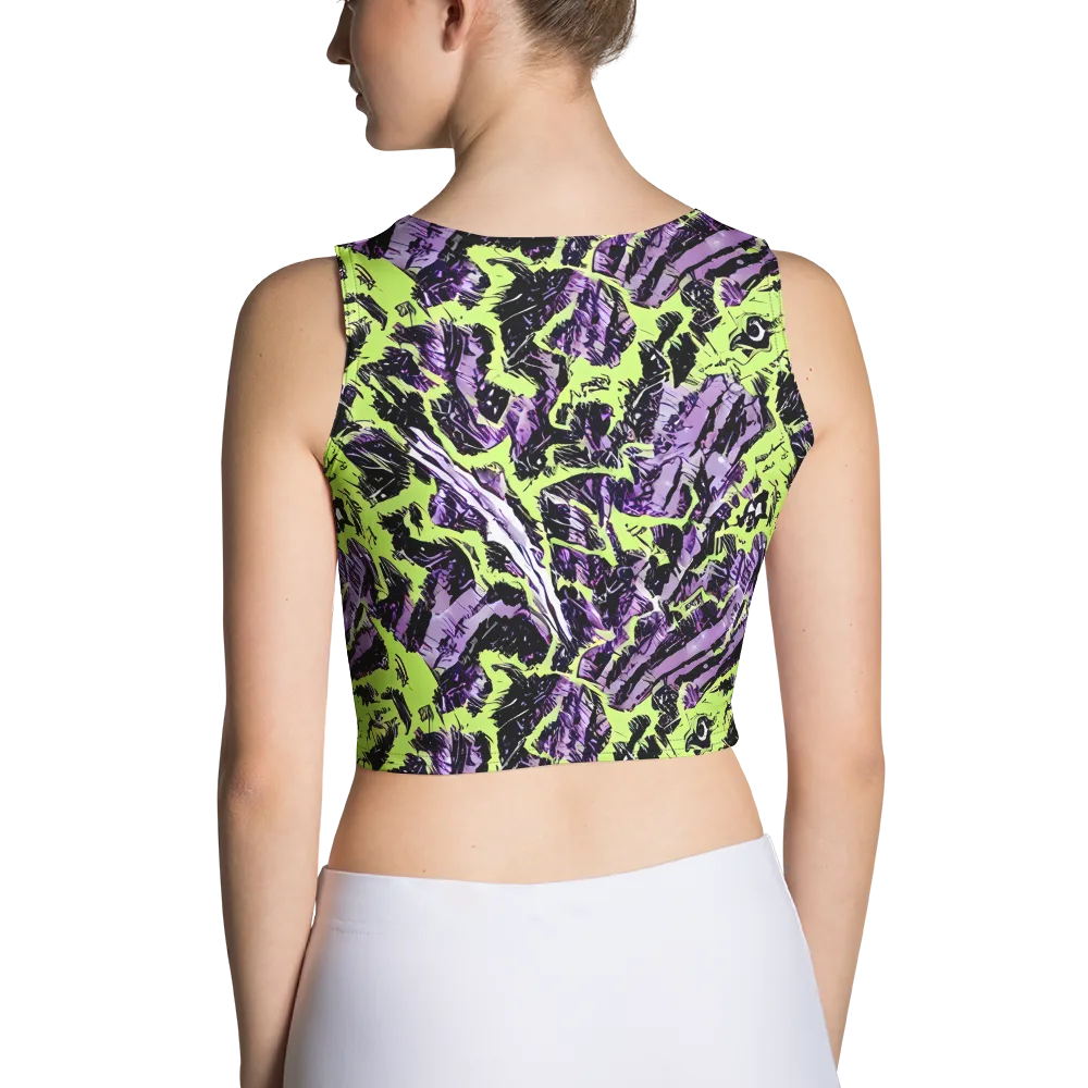 Acid Violet on Crop Top — Back