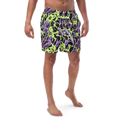 Acid Violet on a Swim Trunks