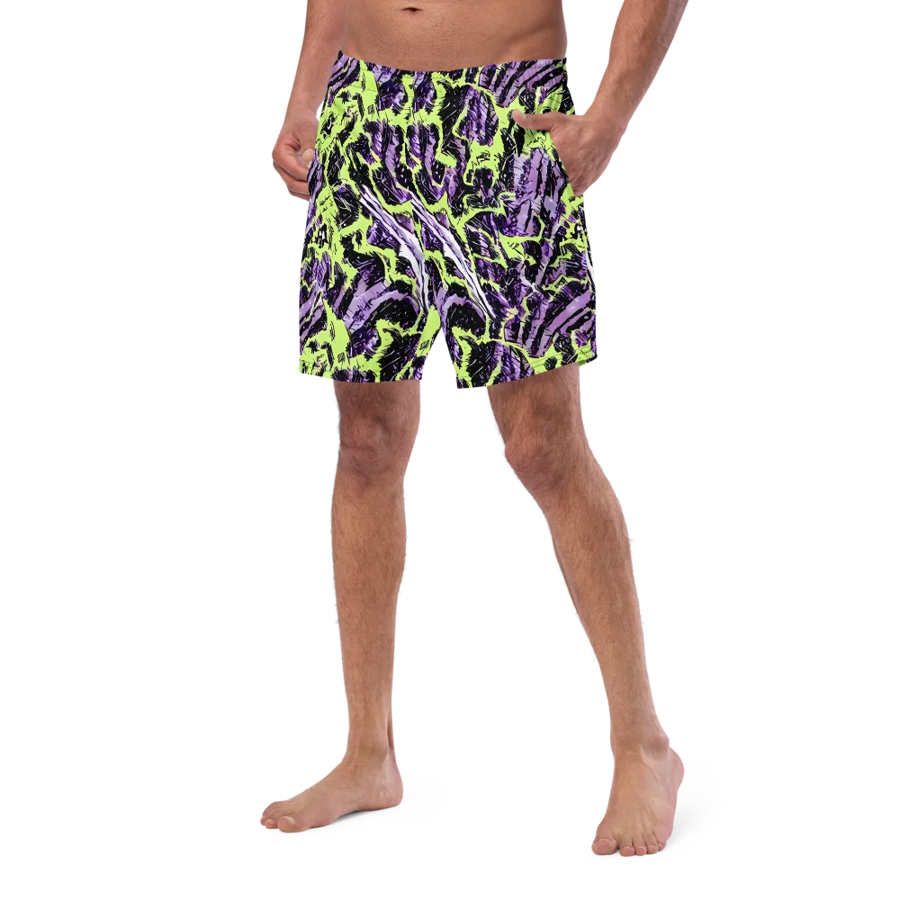 Acid Violet on Swim Trunks — Left Front