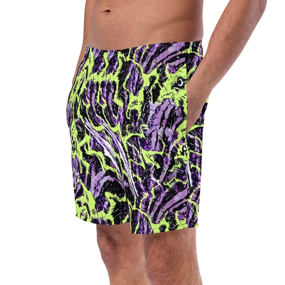Acid Violet on Swim Trunks — Left Front