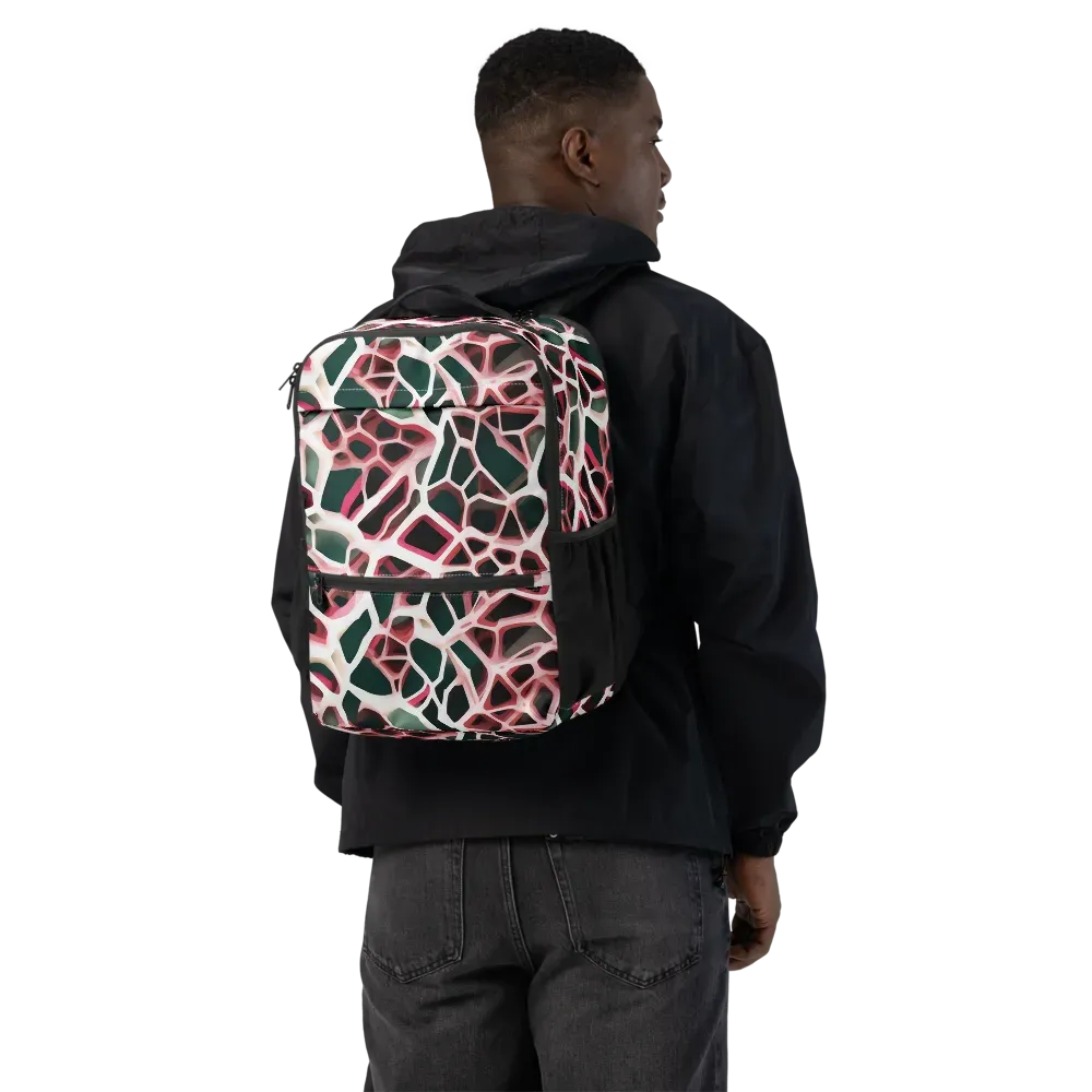 Rose Circuit on Utility Backpack — Back