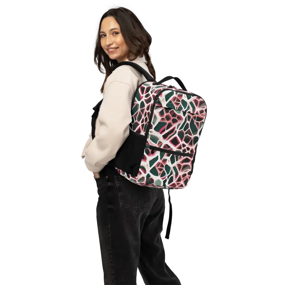 Rose Circuit on Utility Backpack — Back