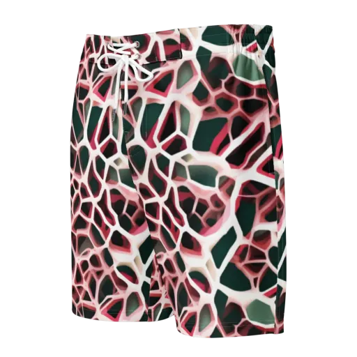 Rose Circuit on a Men's Board Shorts