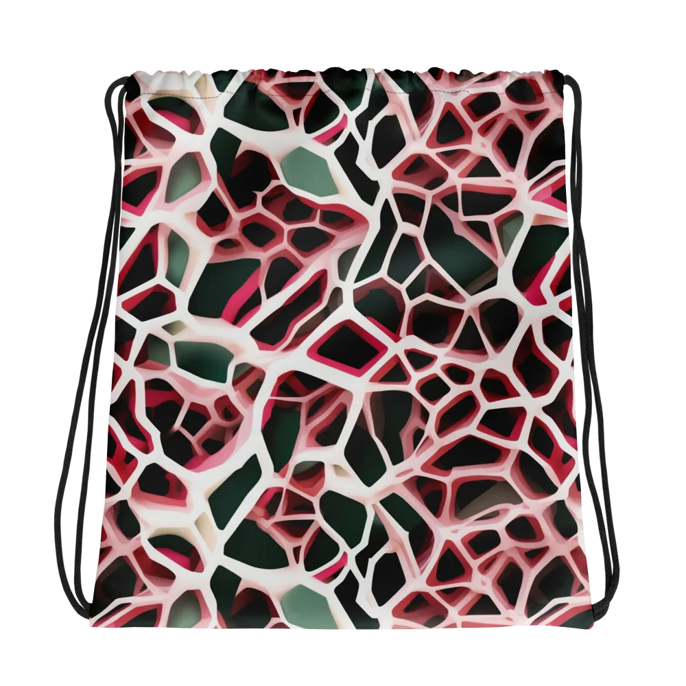 Rose Circuit on Drawstring Bag — Photo