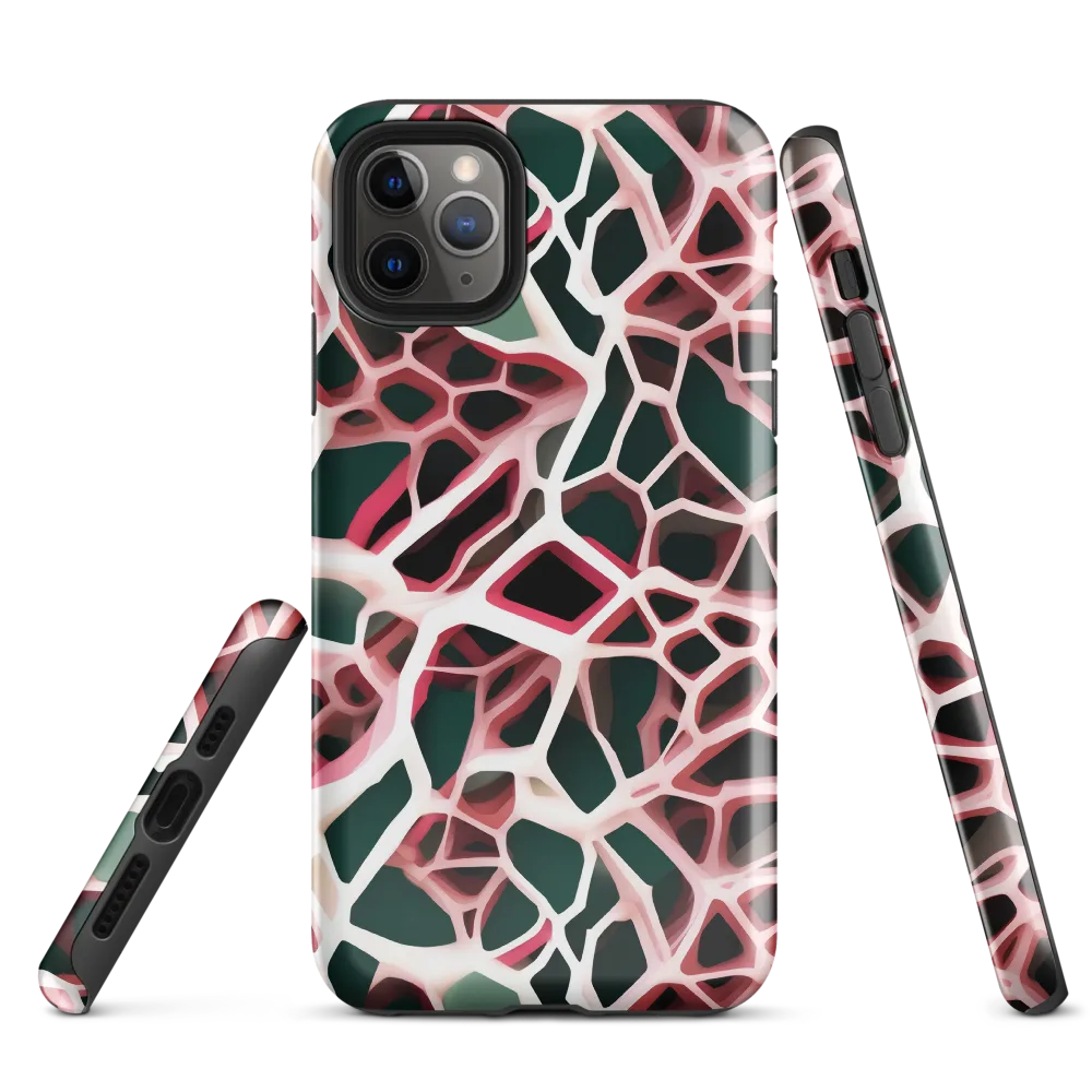 Rose Circuit on Tough Case for iPhone® — Front
