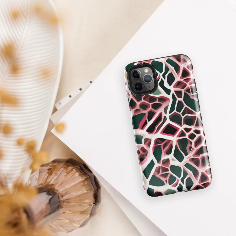 Rose Circuit on Tough Case for iPhone® — Front