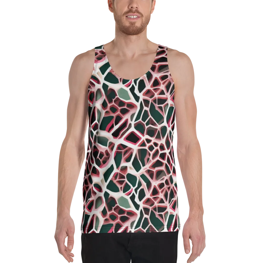 Rose Circuit on Men's Tank Top — Front