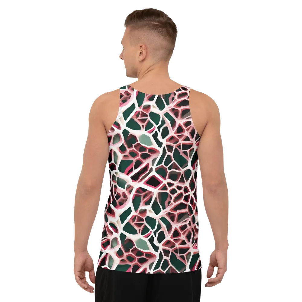 Rose Circuit on Men's Tank Top — Back