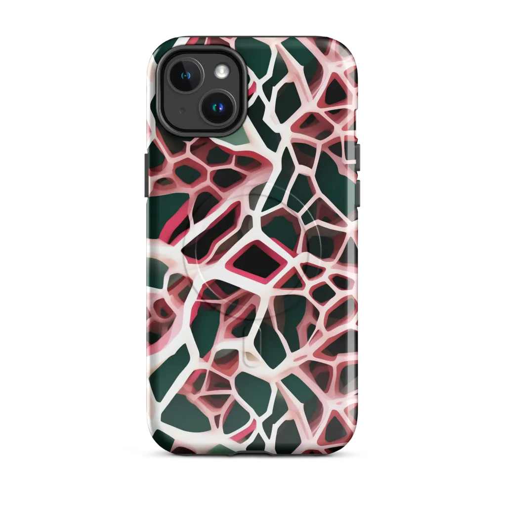 Rose Circuit on MagSafe Tough Case for iPhone® — Front