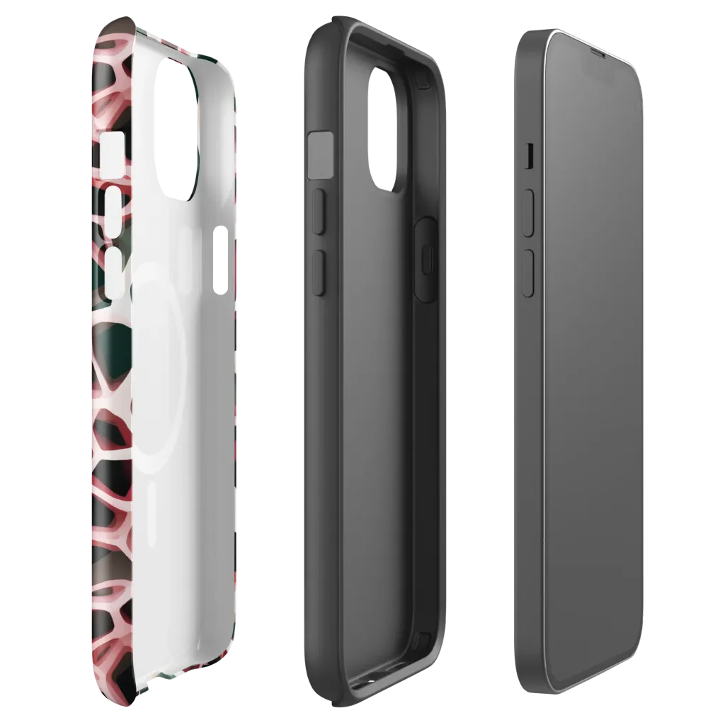 Rose Circuit on MagSafe Tough Case for iPhone® — Front