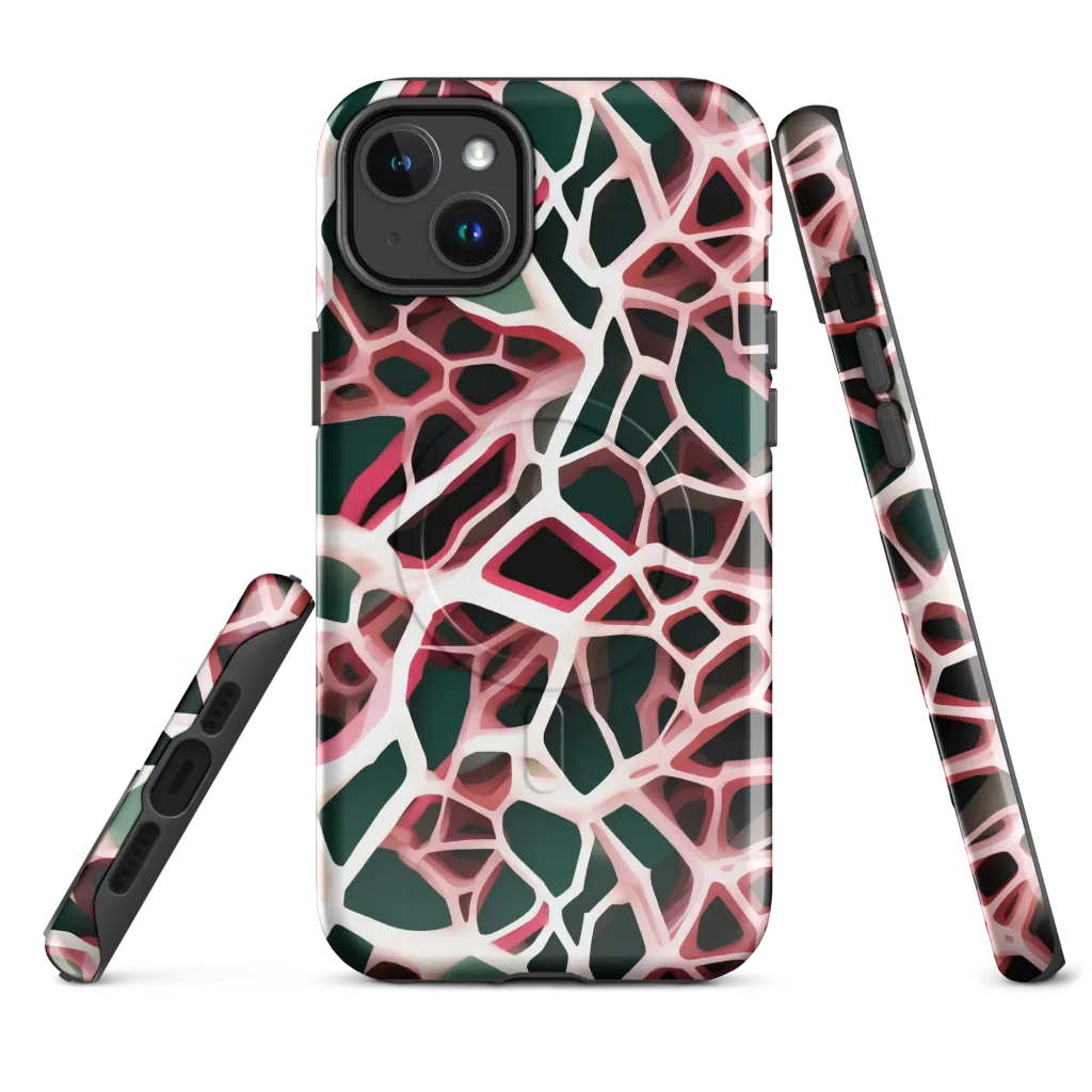 Rose Circuit on MagSafe Tough Case for iPhone® — Front