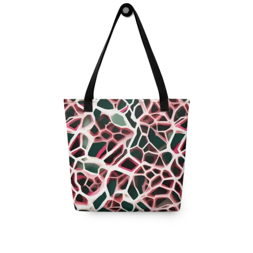 Rose Circuit on a Tote Bag