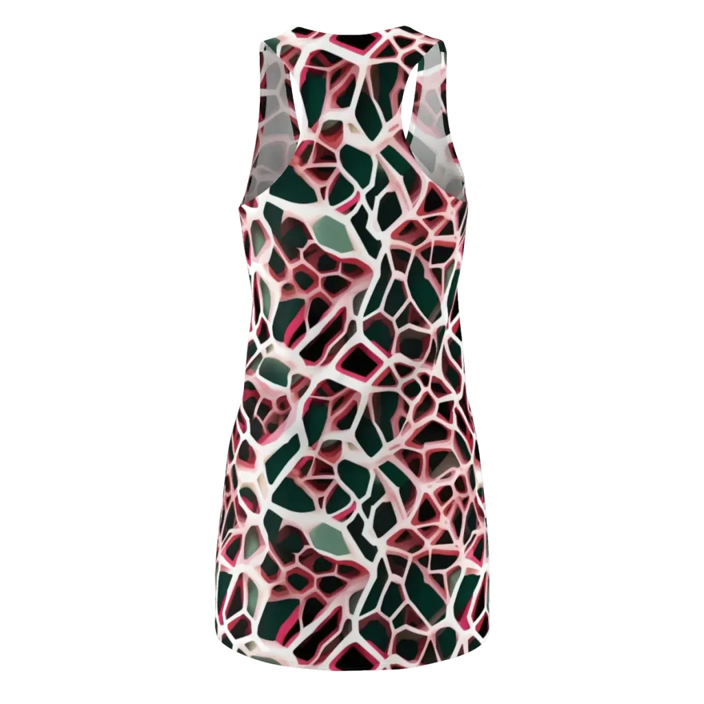 Rose Circuit on Racerback Dress — Back