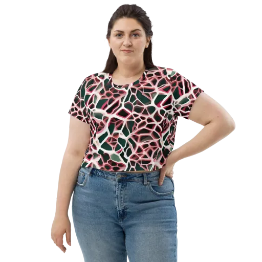 Rose Circuit on a Crop Tee